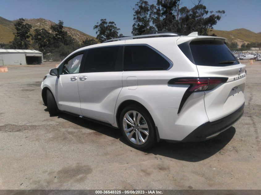 2021 TOYOTA SIENNA LIMITED/PLATINUM - 5TDERKEC0MS049504