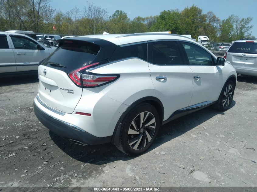 2015 NISSAN MURANO PLATINUM - 5N1AZ2MH2FN272241