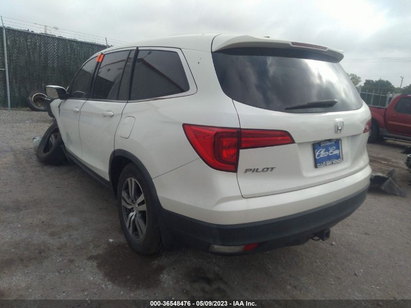 2017 HONDA PILOT EX - 5FNYF5H31HB025838