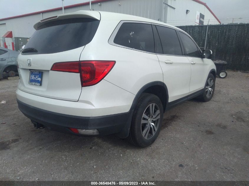 2017 HONDA PILOT EX - 5FNYF5H31HB025838