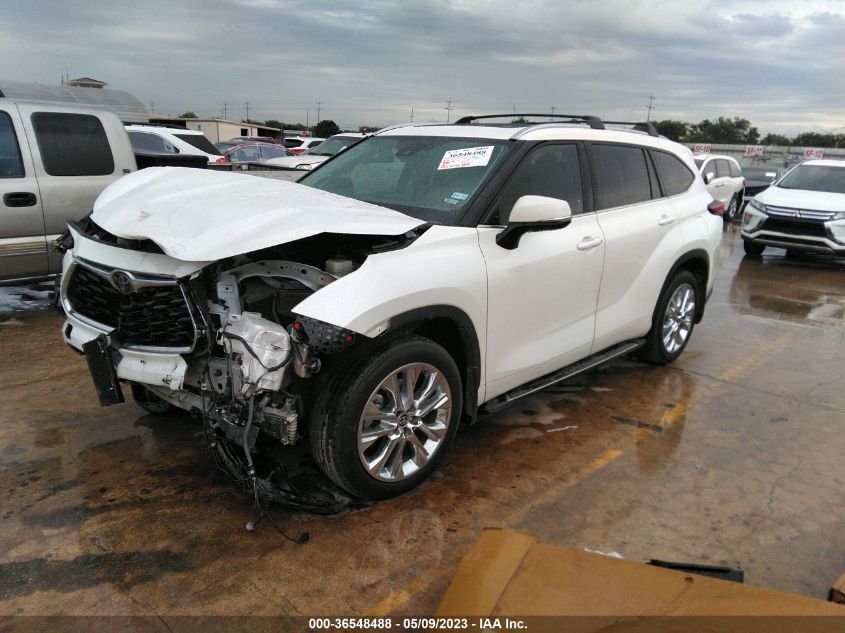 2020 TOYOTA HIGHLANDER LIMITED - 5TDYZRAH7LS027408