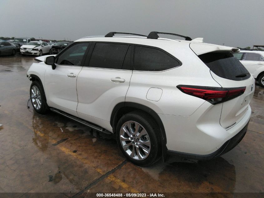 2020 TOYOTA HIGHLANDER LIMITED - 5TDYZRAH7LS027408