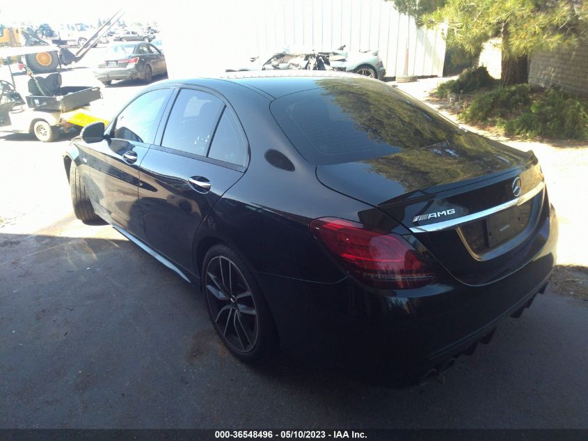 2019 MERCEDES-BENZ C-CLASS AMG C 43 - 55SWF6EB1KU307413