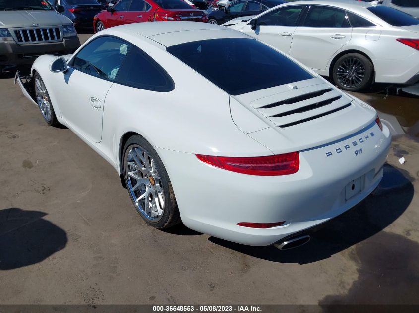 2013 PORSCHE 911 CARRERA - WP0AA2A93DS106172