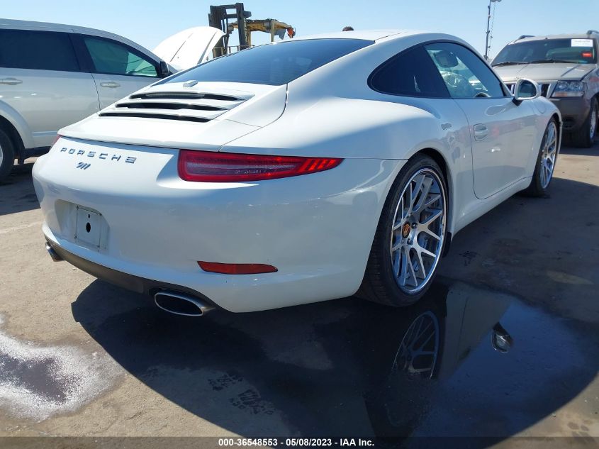 2013 PORSCHE 911 CARRERA - WP0AA2A93DS106172