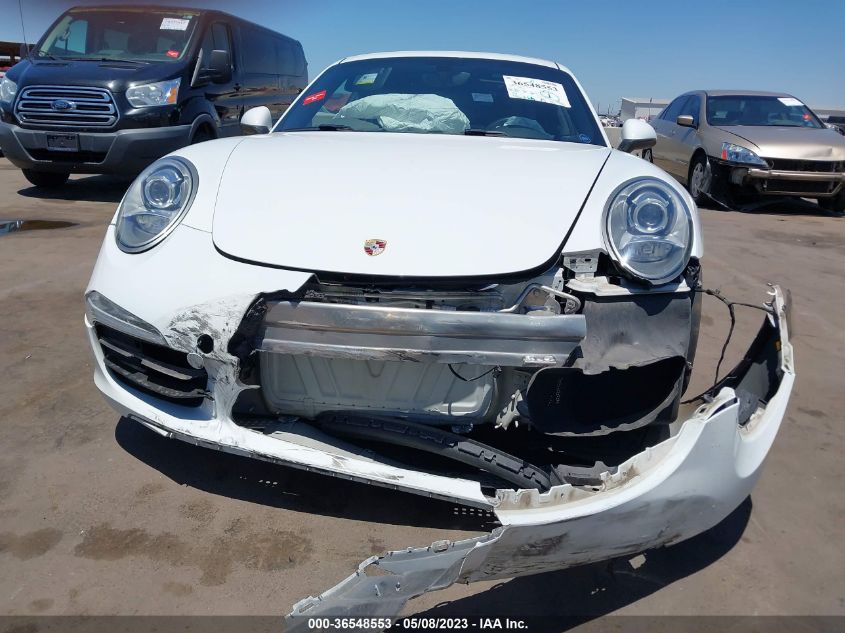 2013 PORSCHE 911 CARRERA - WP0AA2A93DS106172