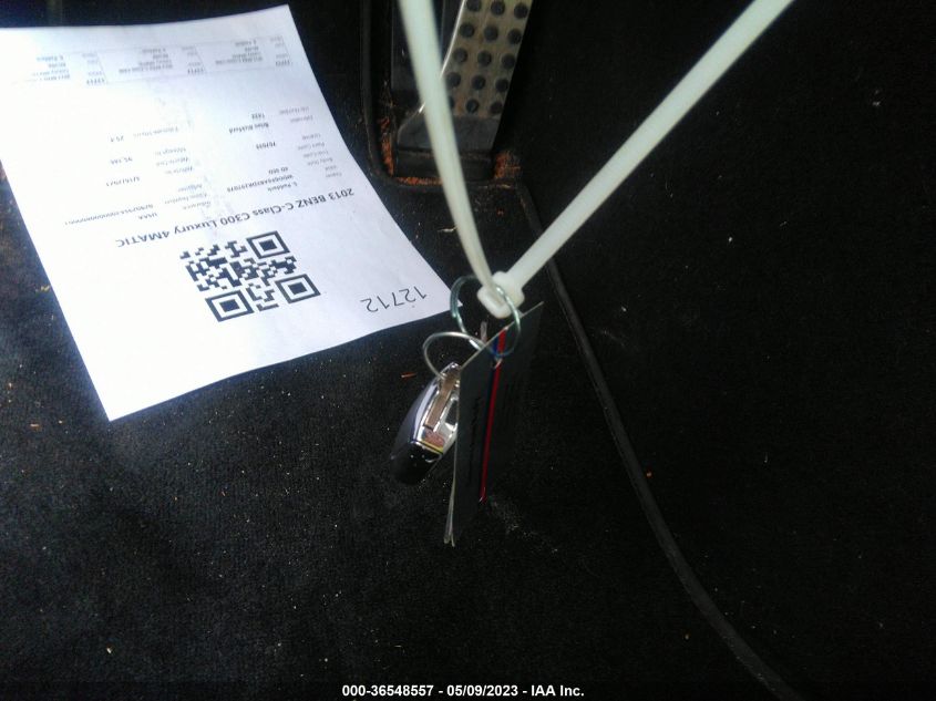 2013 MERCEDES-BENZ C-CLASS C 300 - WDDGF8AB2DR297078