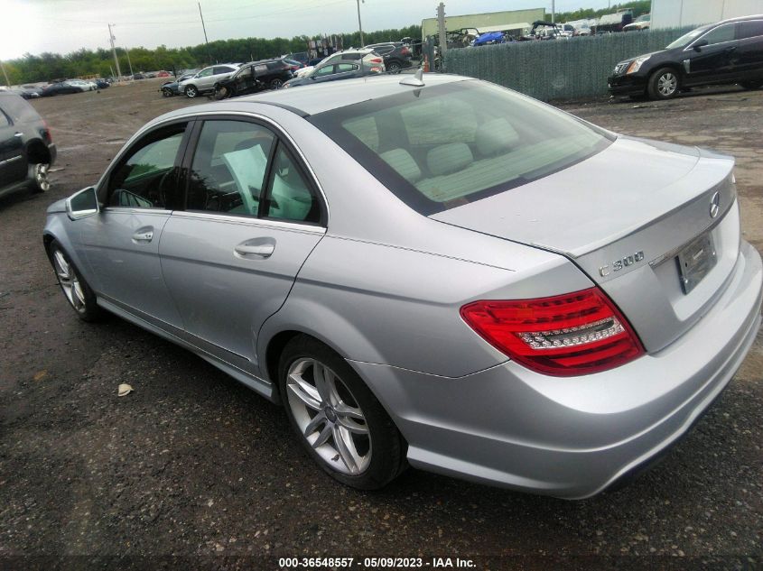 2013 MERCEDES-BENZ C-CLASS C 300 - WDDGF8AB2DR297078