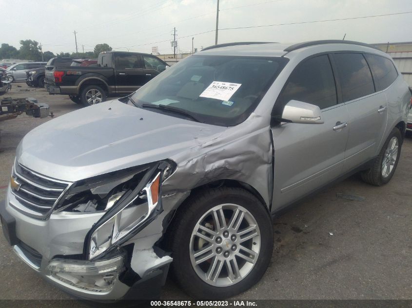 2015 CHEVROLET TRAVERSE LT - 1GNKRGKD5FJ306550