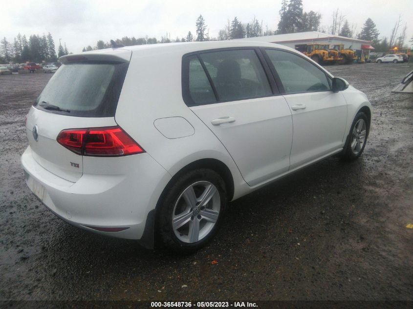 2017 VOLKSWAGEN GOLF S - 3VW217AU4HM013565
