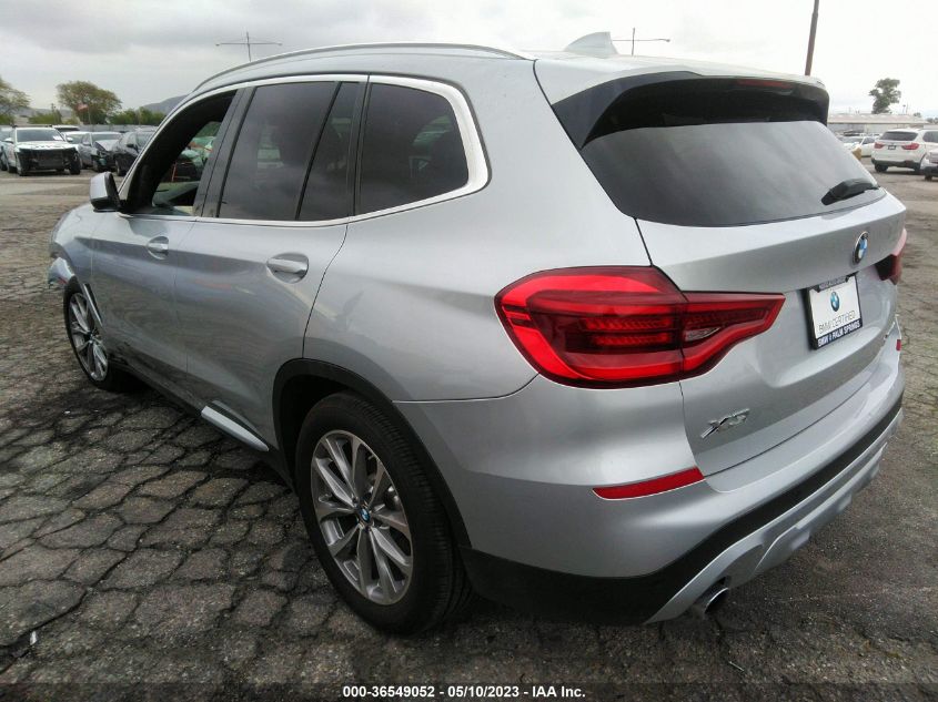 2019 BMW X3 XDRIVE30I - 5UXTR9C58KLR07254