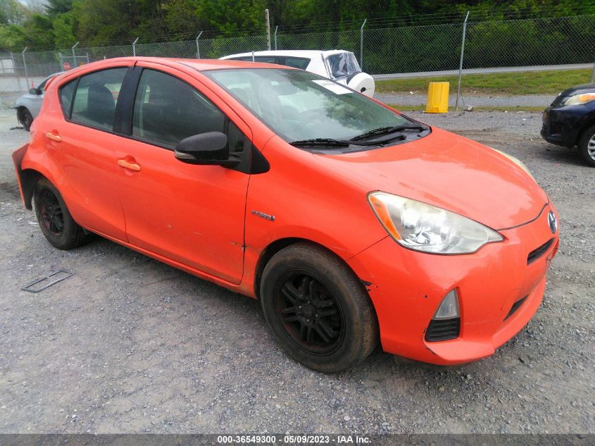 2013 TOYOTA PRIUS C ONE/TWO/THREE/FOUR - JTDKDTB33D1032771