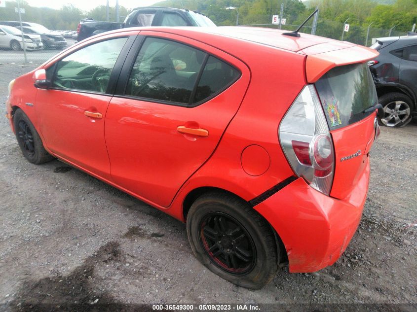 2013 TOYOTA PRIUS C ONE/TWO/THREE/FOUR - JTDKDTB33D1032771