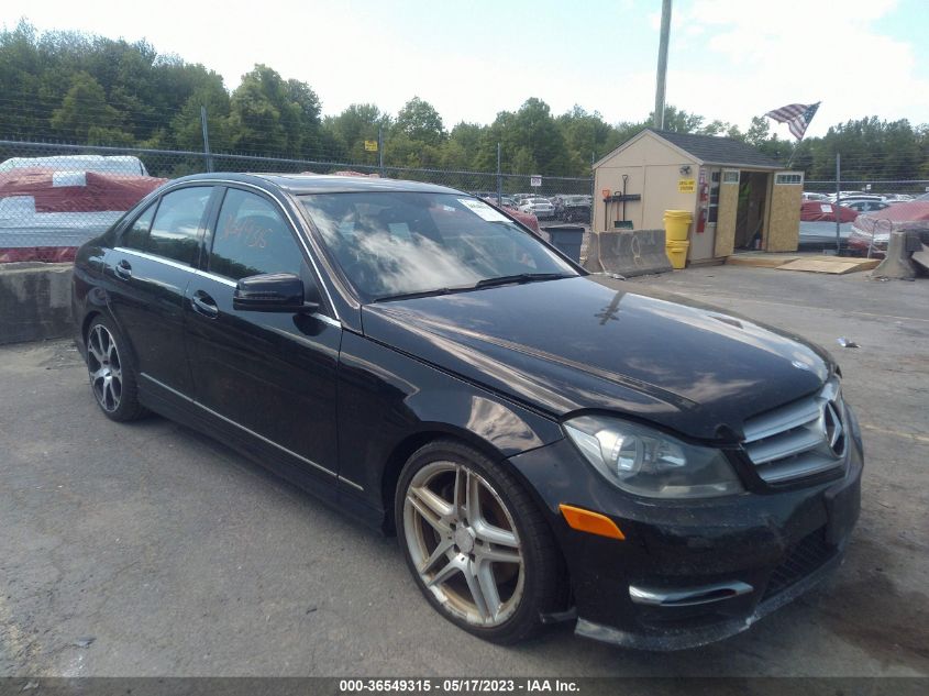 2013 MERCEDES-BENZ C-CLASS C 300 - WDDGF8AB1DR270566