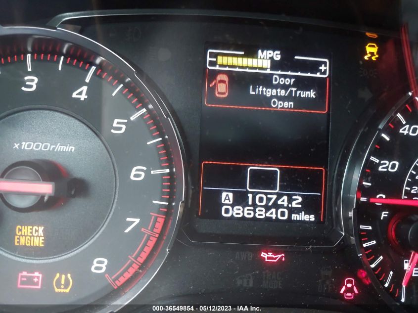2020 SUBARU WRX - JF1VA1A62L9810439