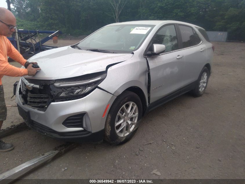 2022 CHEVROLET EQUINOX LT - 3GNAXJEV2NL217173