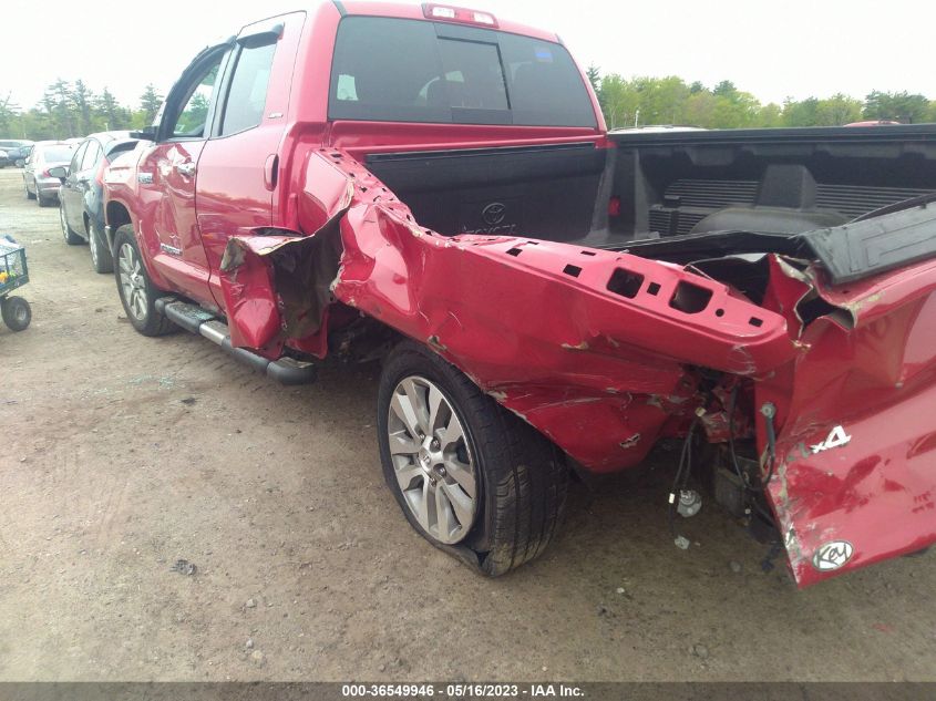2016 TOYOTA TUNDRA 4WD TRUCK LTD - 5TFBY5F11GX531031