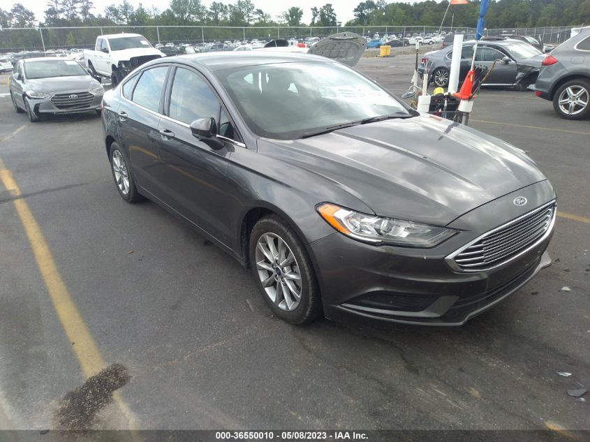 2017 FORD FUSION SE - 3FA6P0H74HR377293