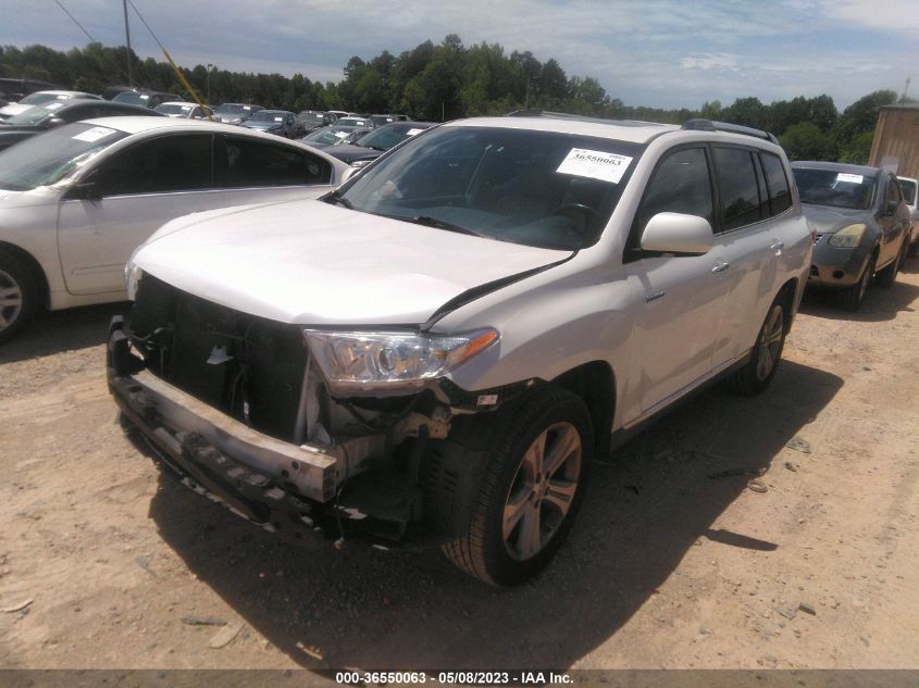 2013 TOYOTA HIGHLANDER LIMITED - 5TDYK3EH4DS120979