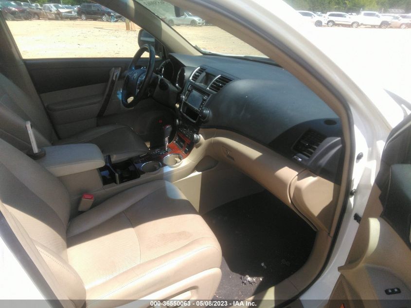 2013 TOYOTA HIGHLANDER LIMITED - 5TDYK3EH4DS120979