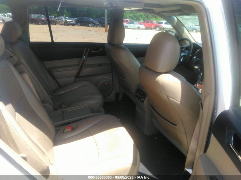 2013 TOYOTA HIGHLANDER LIMITED - 5TDYK3EH4DS120979