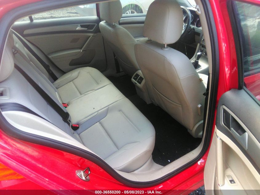 2016 VOLKSWAGEN GOLF TSI SE - 3VW217AUXGM004836