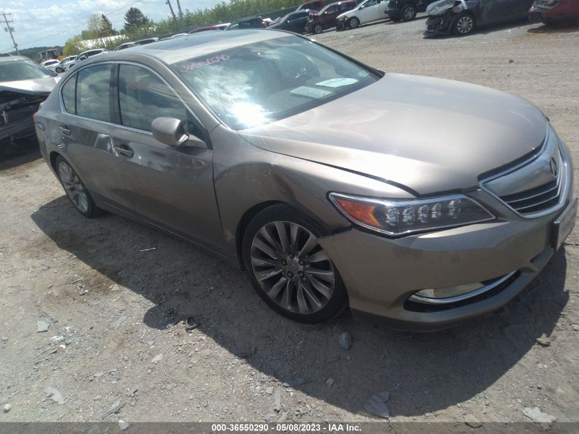 2014 ACURA RLX ADVANCE PKG - JH4KC1F91EC000301