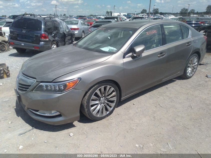 2014 ACURA RLX ADVANCE PKG - JH4KC1F91EC000301