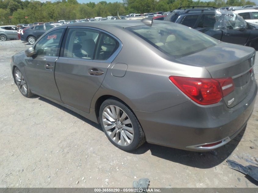 2014 ACURA RLX ADVANCE PKG - JH4KC1F91EC000301
