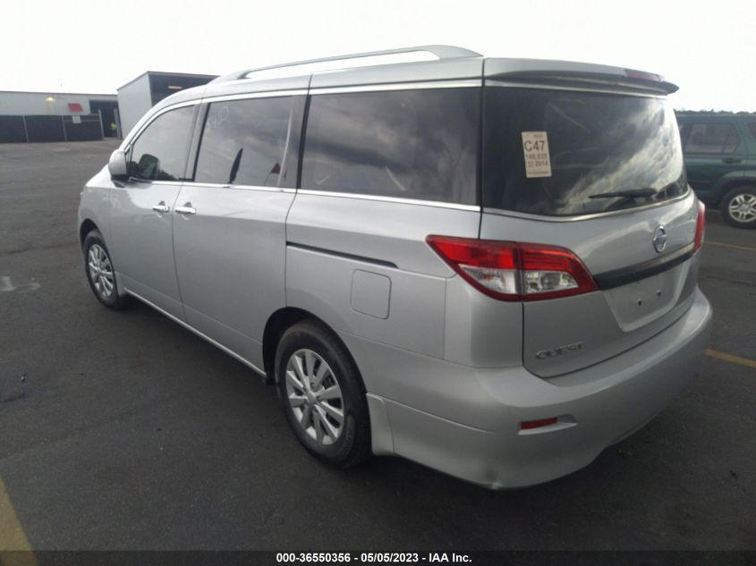 2014 NISSAN QUEST S - JN8AE2KPXE9106006