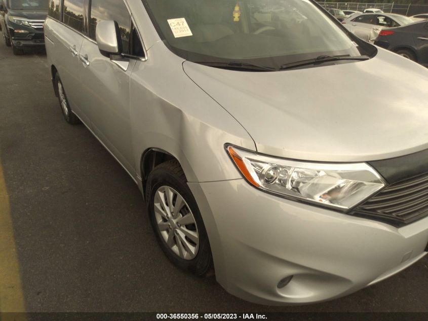 2014 NISSAN QUEST S - JN8AE2KPXE9106006
