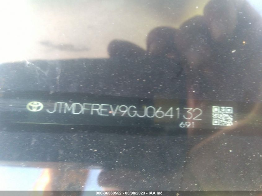 2016 TOYOTA RAV4 LIMITED - JTMDFREV9GJ064132