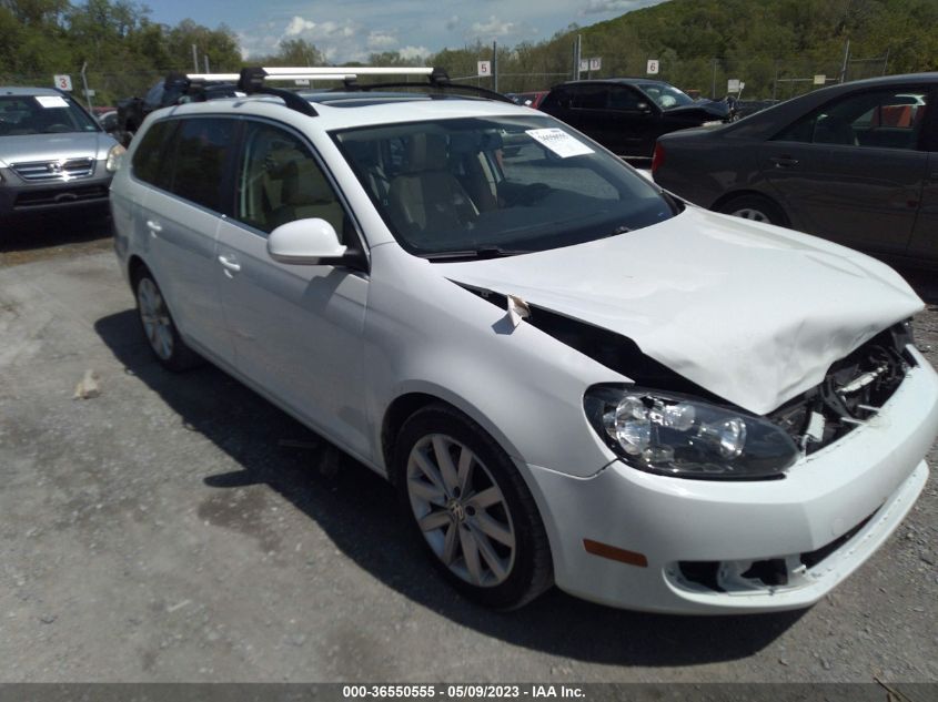 2014 VOLKSWAGEN JETTA SPORTWAGEN TDI W/SUNROOF - 3VWPL7AJ8EM626435