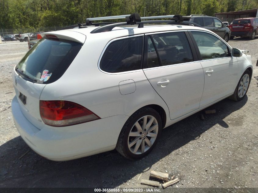 2014 VOLKSWAGEN JETTA SPORTWAGEN TDI W/SUNROOF - 3VWPL7AJ8EM626435