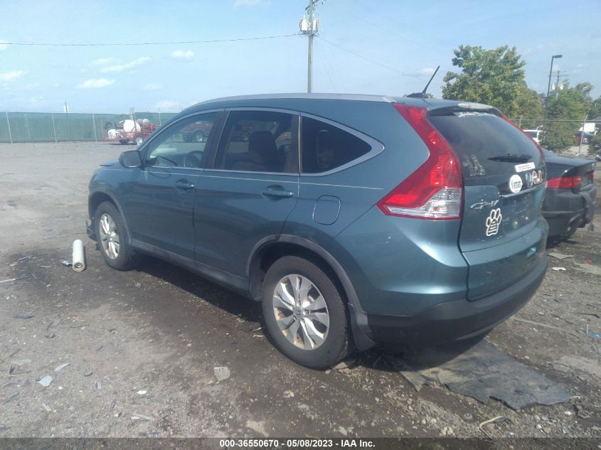 2013 HONDA CR-V EX-L - 5J6RM4H72DL019748