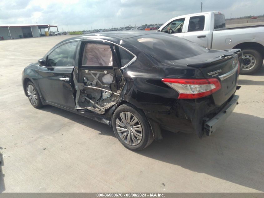 2015 NISSAN SENTRA S - 3N1AB7AP0FY347431