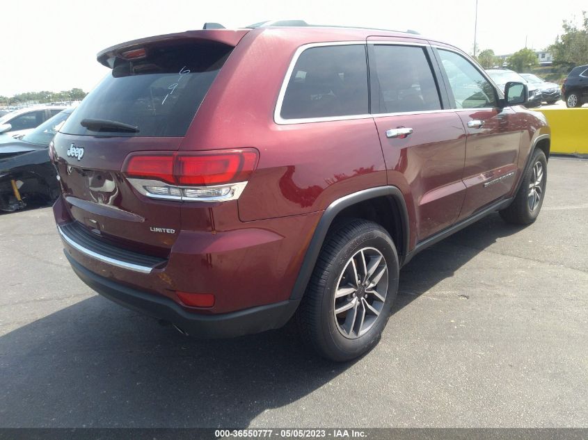 2022 JEEP GRAND CHEROKEE WK LIMITED 1C4RJEBG1NC126191