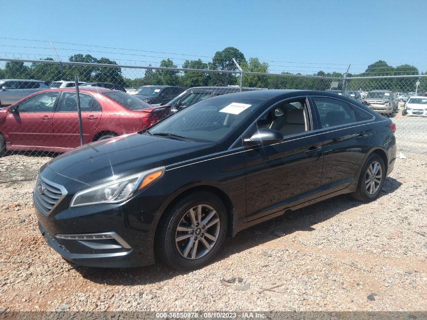 2015 HYUNDAI SONATA 2.4L SE - 5NPE24AF9FH148282