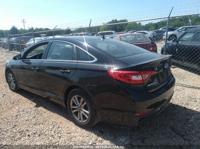 2015 HYUNDAI SONATA 2.4L SE - 5NPE24AF9FH148282