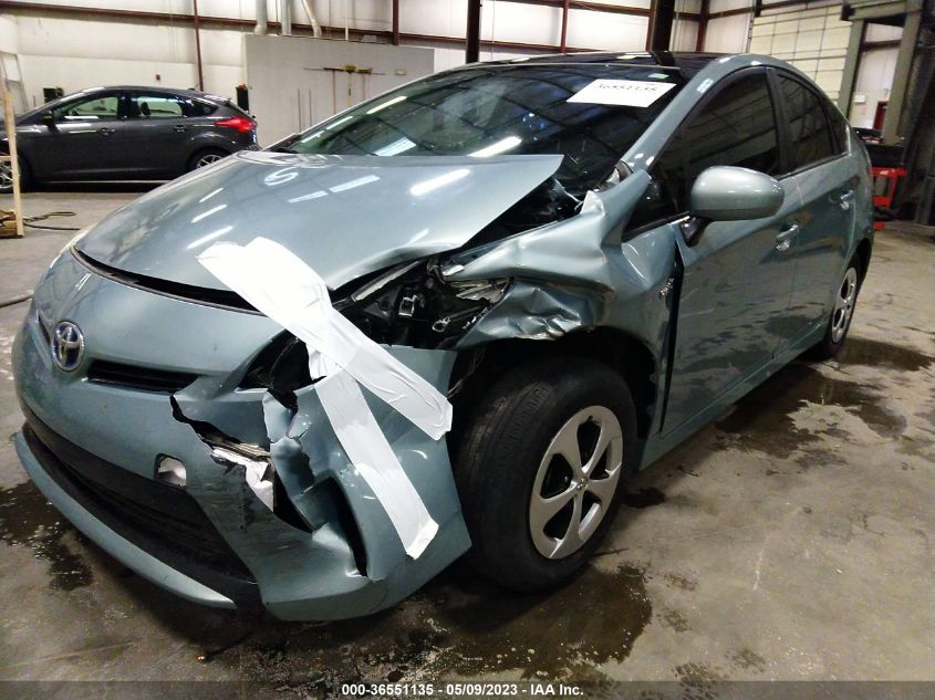 2015 TOYOTA PRIUS FOUR - JTDKN3DU6F1889673