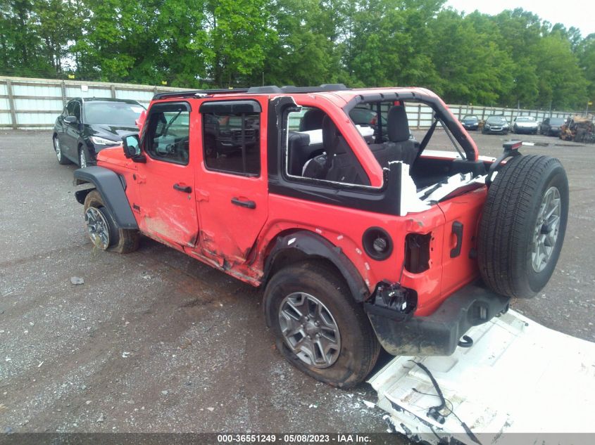 2023 JEEP WRANGLER SPORT S - 1C4HJXDN6PW669444