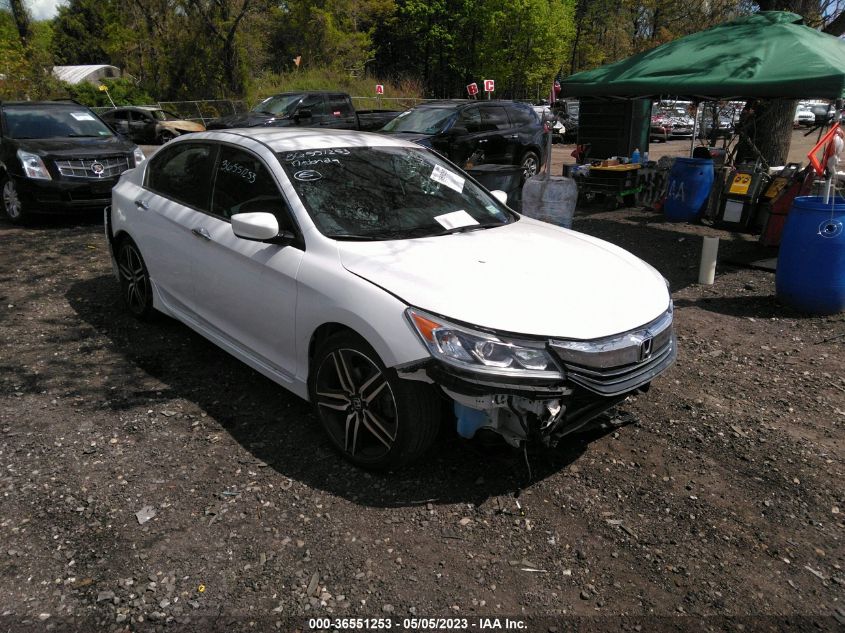 2017 HONDA ACCORD SEDAN SPORT SE - 1HGCR2F18HA018364