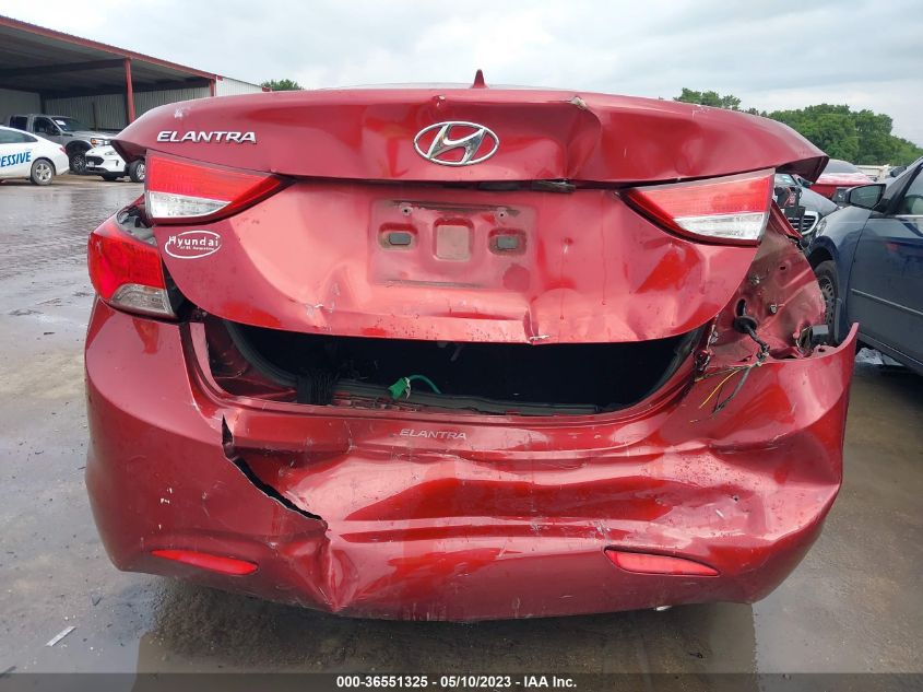2013 HYUNDAI ELANTRA GLS - 5NPDH4AE3DH341011