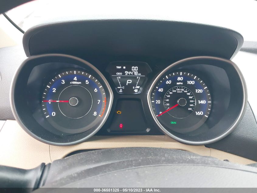 2013 HYUNDAI ELANTRA GLS - 5NPDH4AE3DH341011
