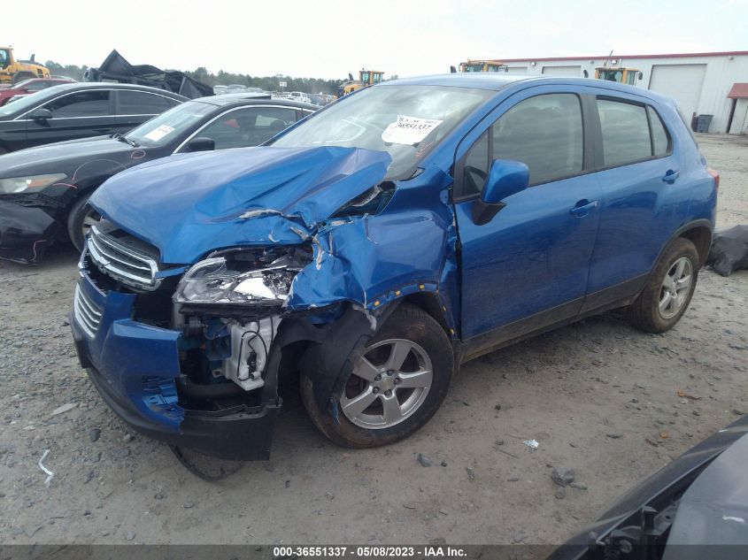 2016 CHEVROLET TRAX LS - KL7CJNSB1GB620213