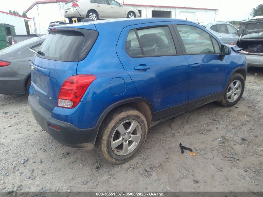 2016 CHEVROLET TRAX LS - KL7CJNSB1GB620213
