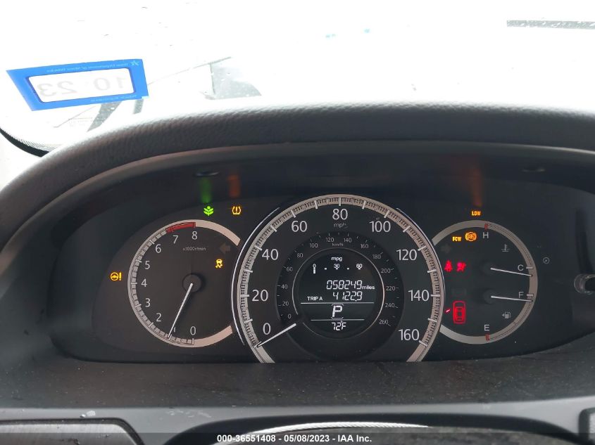 2014 HONDA ACCORD SEDAN EX-L - 1HGCR3F83EA030971