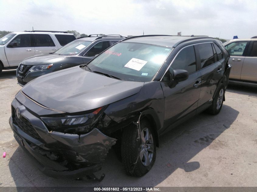 2022 TOYOTA RAV4 HYBRID LE - 4T3LWRFV7NU067197