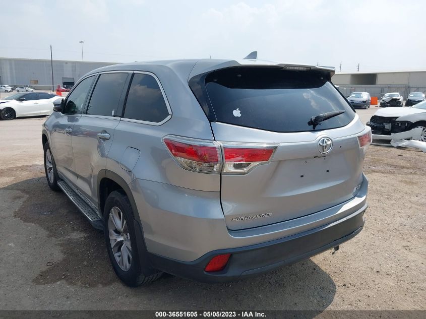 2015 TOYOTA HIGHLANDER LE - 5TDZKRFHXFS067911