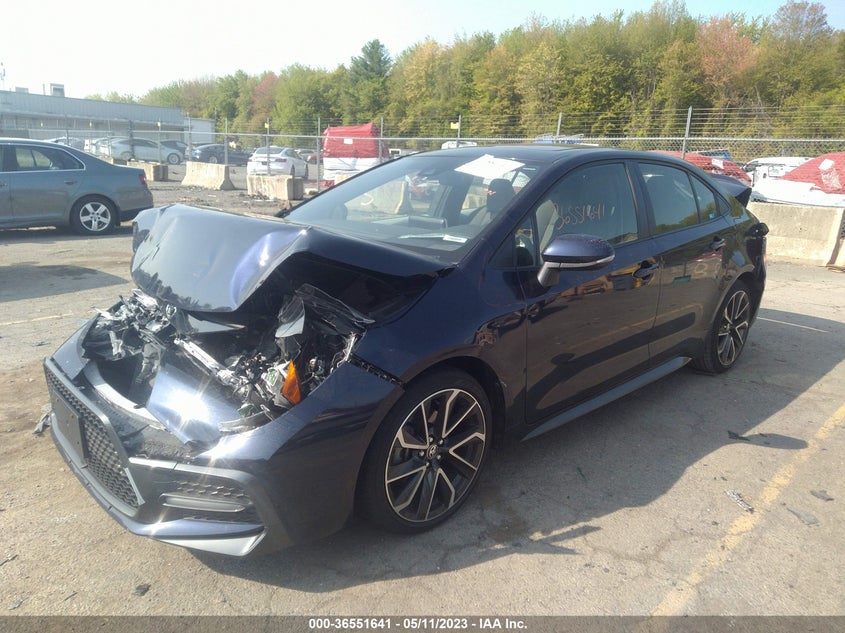 VIN JTDP4RCE2LJ025169 2020 TOYOTA COROLLA SE